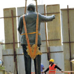 Ambedkar statue shifted