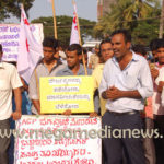 DYFI protest at DC office