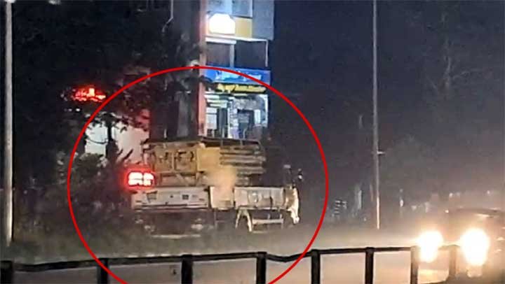 CNG gas cylinder leak