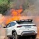 Car Catches Fire