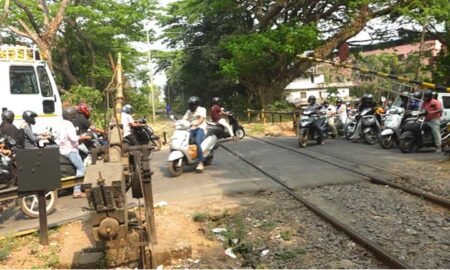 Railway-crossing